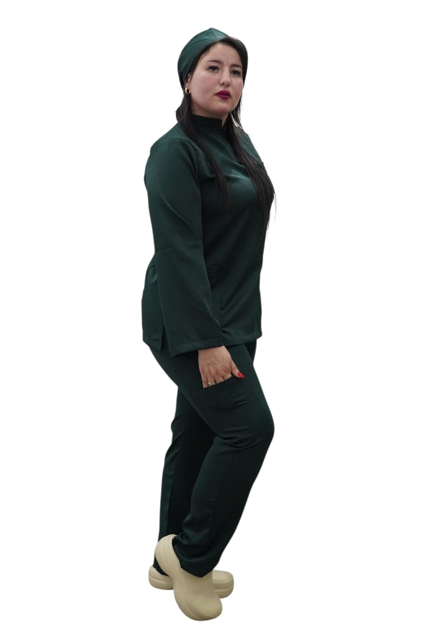 Ensemble Médical Élégance – Vert Professionnel